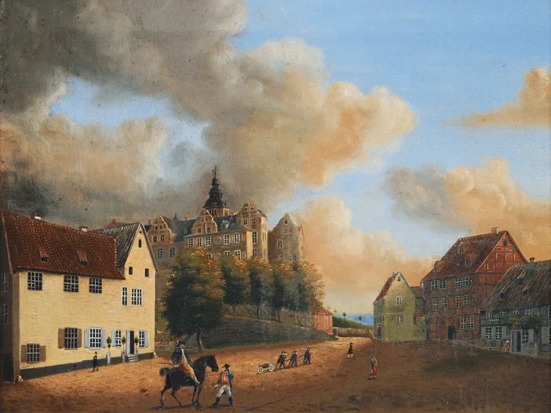 1815-Guglielmo Steuerwaldt - Wilhelm Steuerwaldt (Umkreis) Klosterruine Heisterbach im Winter